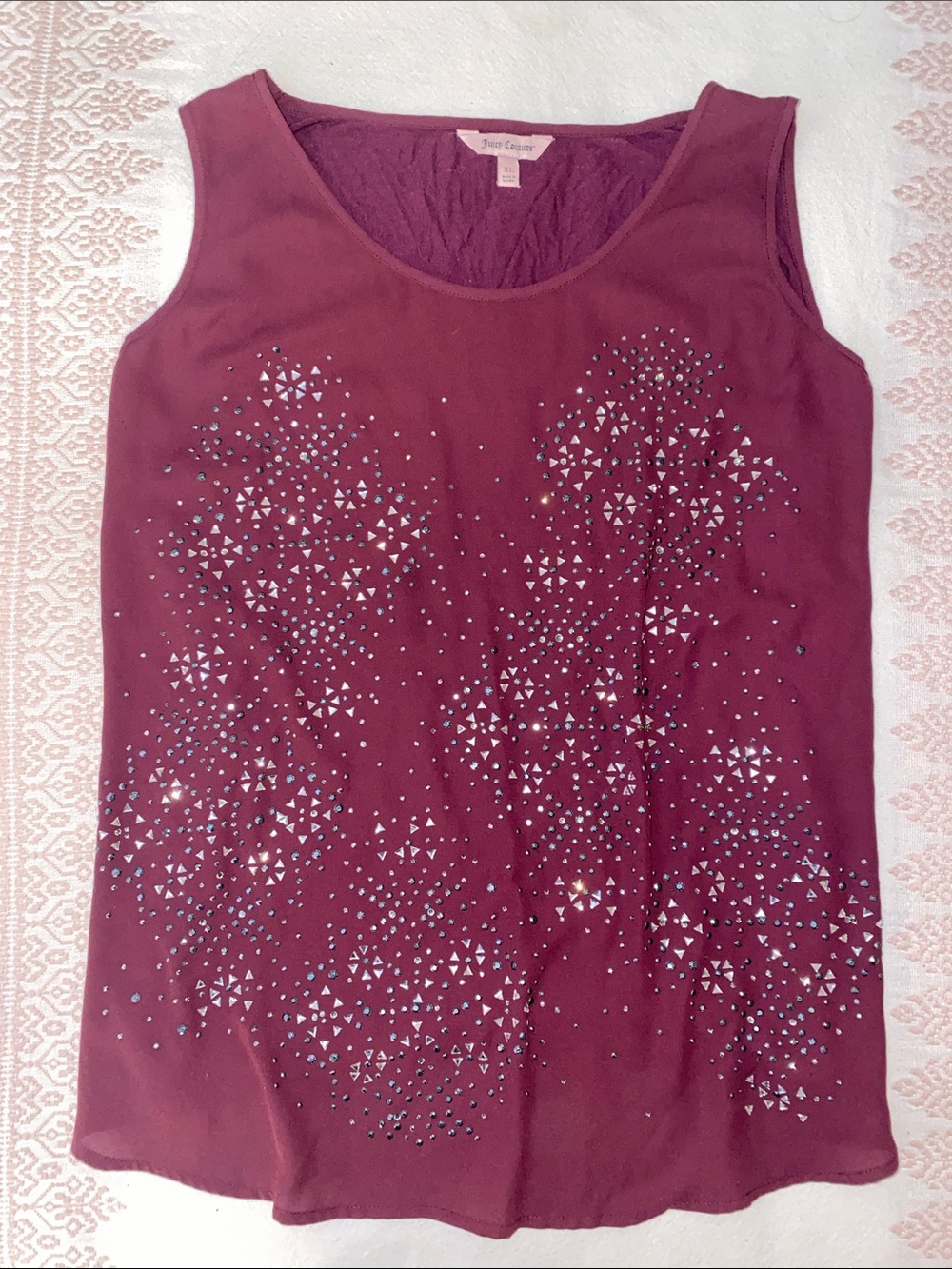 Juicy Couture Bedazzled Top